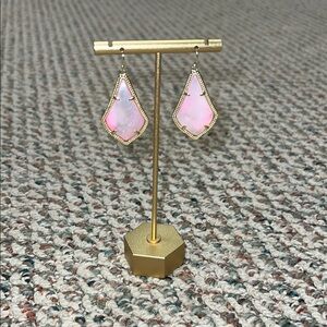 Kendra Scott Pink & Gold Earrings